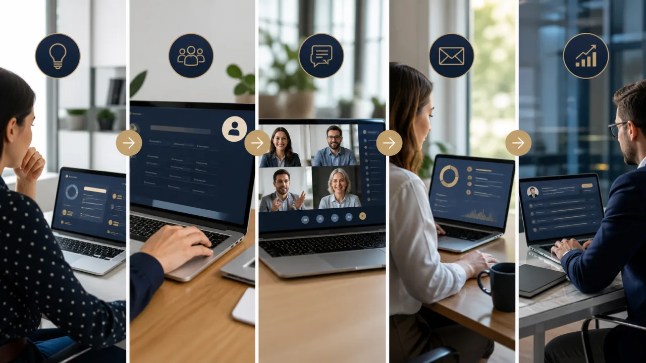 Practical process illustrated for How to Use LinkedIn Events to Fill Your Sales Pipeline With Warm Leads Every Month