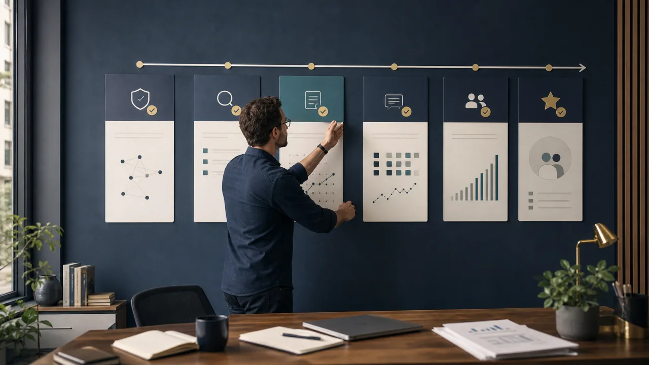Editorial visual for How Long Does AI SEO Take? A Realistic Timeline